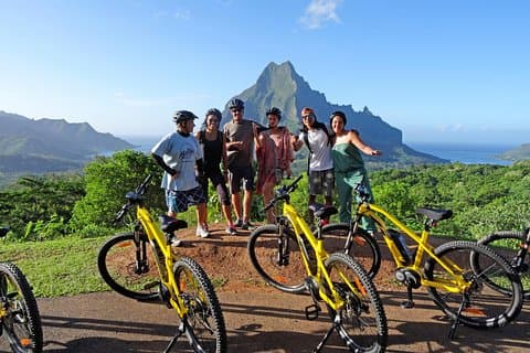 Tour en bicicleta eléctrica Moorea (mínimo 2 personas)