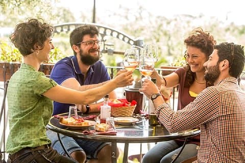 Mount Vesuvio økologisk vinsmagning og frokost med overførsel fra Amalfikysten
