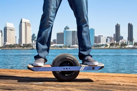 Onewheel elektrische hoverboard-les en Bay Ride