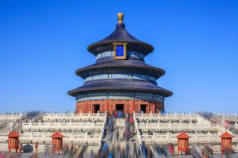 Peking:Tempel des Himmels, Sommerpalast, Yuanmingyuan
