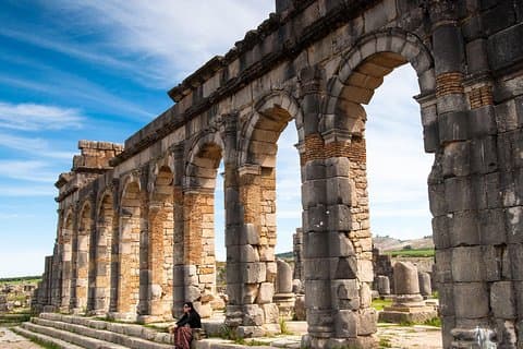 Dagtocht naar Feub en Volubilis en Meknes