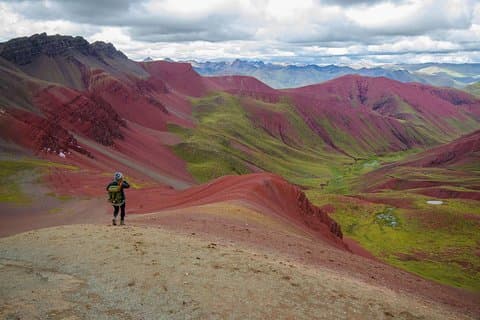 Full dag Rainbow Mountain og Red Valley View Point tur fra Cusco