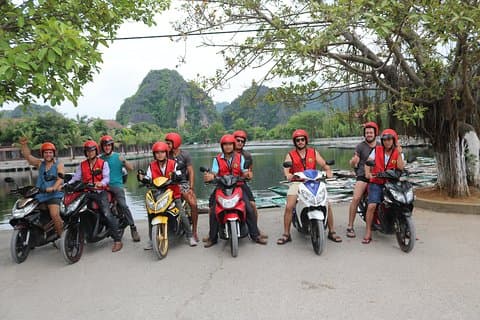 Ninh Binh Moto Demi-Journée Village Rural, Rizières