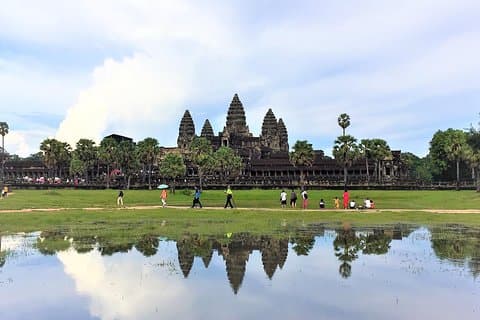 Angkor Wat evita la multitud Tour privado en bicicleta