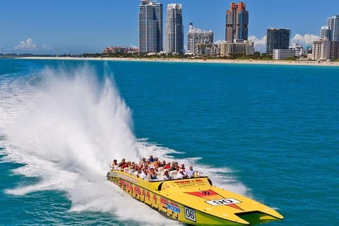 Speedboat Sightseeing Adventure av Miami