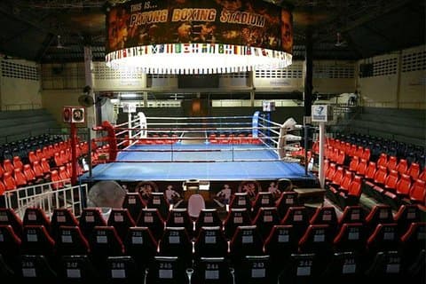 Billet d'entrée au stade de boxe de Patong