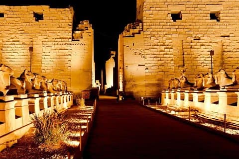 Sound and Light Show at Karnak Temple