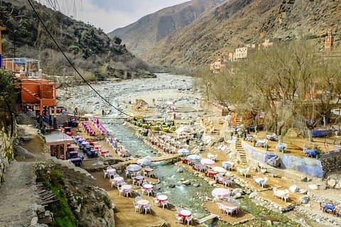 Marrakech day tour to Atlas Mountains & Ourika valley