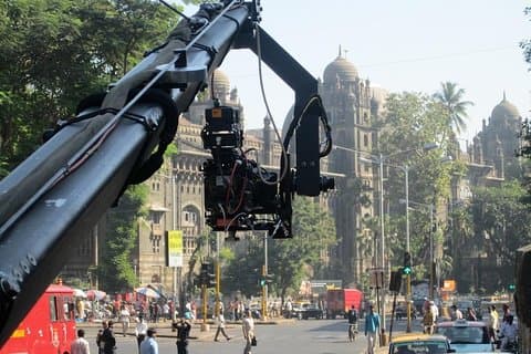 Bollywood i Mumbai med en Bollywood film och lunch