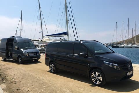Mykonos flygplatsöverföring