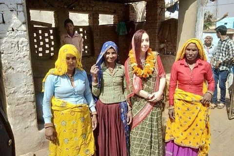 Excursão privada à vila rural de Rajasthan, experimente a vida da vila indiana