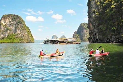 Phang Nga Bay Big Boat Canoeing Tour