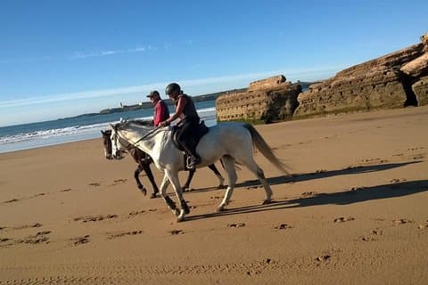 2 timmars hästridning strand och sanddyner i Essaouira Marocko