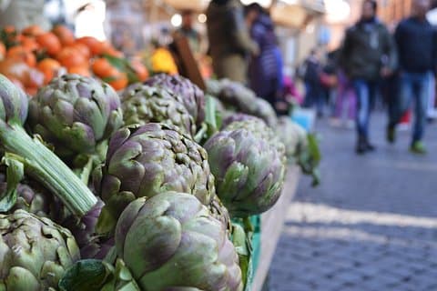 Campo dei Fiori-Markt und Trevi-Brunnenviertel in Rom