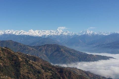 Nagarkot Sunrise Day Tour-utsikt över Himalayan Range med hotellupphämtning