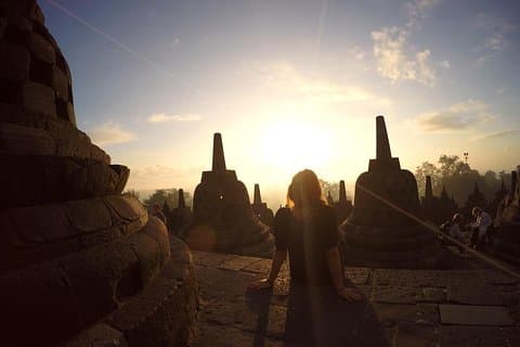 Templo Borobudur, Jeep Merapi e Templo Prambanan