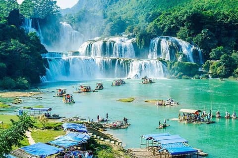 Ban Gioc-fossen 3 dager 2 netter fra Hanoi