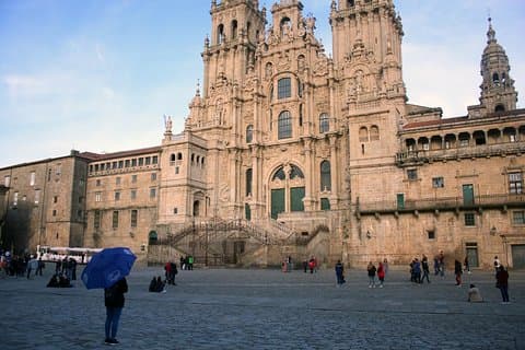 Santiago de Compostela privat vandretur i den gamle bydel