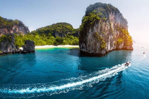 Karta över Krabi James Bond Island