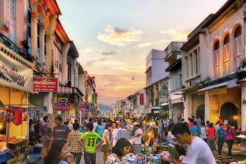 Stadstour van een halve dag door Phuket met grote Boeddha, uitzichtpunt en tempel