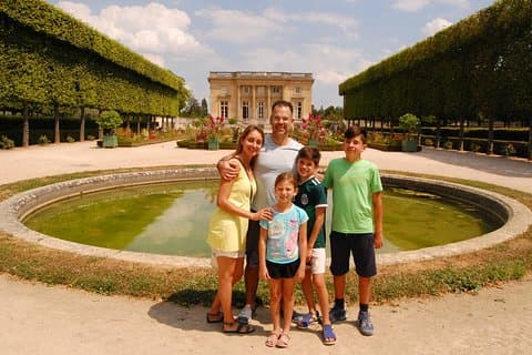 Versailles gardens & Petit Trianon 'M.A's palace'