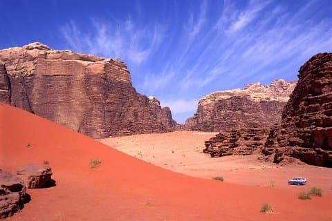 Wadi Rum-tur från Döda havet eller Amman