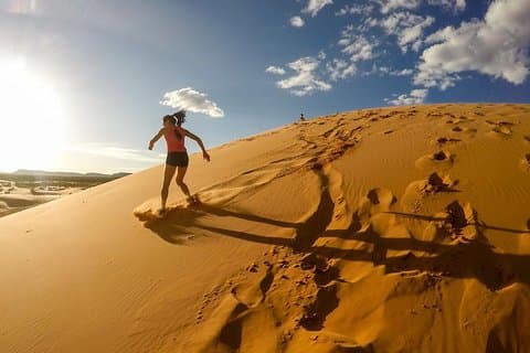 Van Agadir of Taghazout of Port Desert Sahara Dunes Trip met lunch