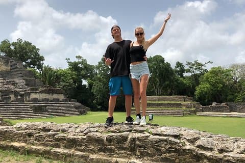 Privat Belize Cave tubing & Altun Ha Maya templer med lunsj