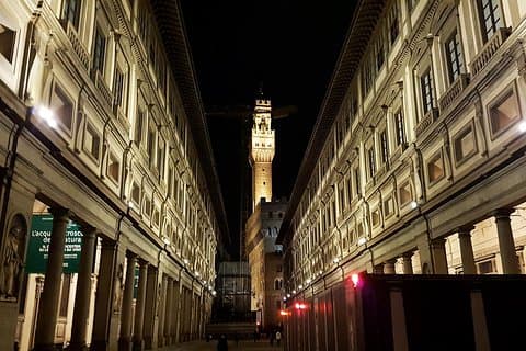 Uffizi Gallery Liten grupp semi privat rundtur max 15 personer
