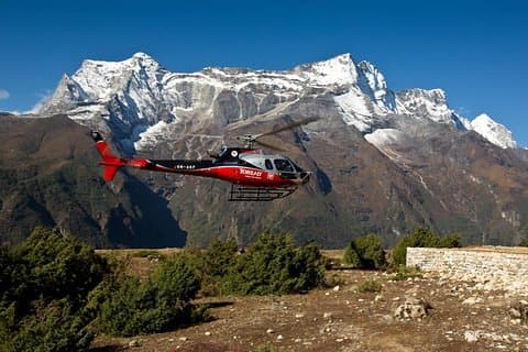 Helikoptertur til Everest-regionen (Everest Base Camp)