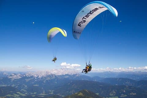 Privé tandemparagliding Werfenweng Mt Bischling