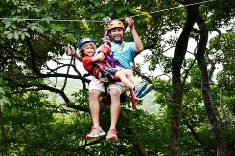 Vista panorâmica de Ariel Papagayo - WRCT Adventures Private Zipline Tour
