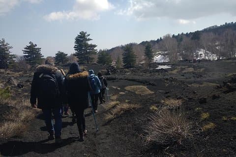 Mount Etna Halvdagstur i liten grupp från Taormina