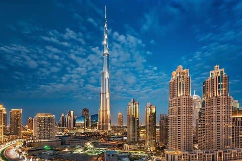 Burj Khalifa biljett (nivå 148) med hotell pickup och drop off