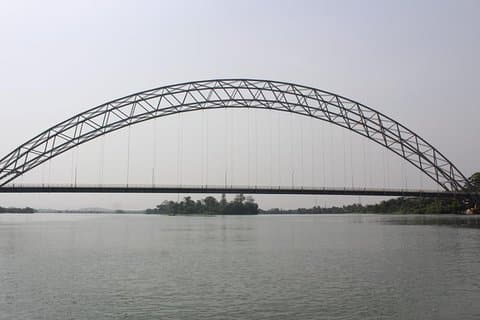 Overnachting op de rivier de Volta