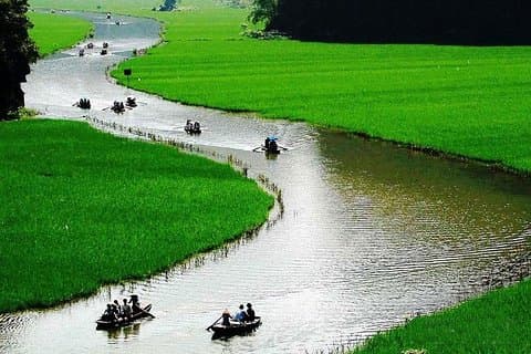 Visite de groupe d'une journée à Hoa Lu Tam Coc au départ de Hanoi
