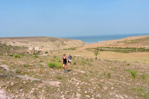 Walk between Argan Forest, Ocean & Waterfalls. 12 km