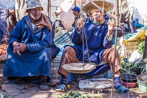 The Sunday Market in Had Draa & Local Food Tasting.