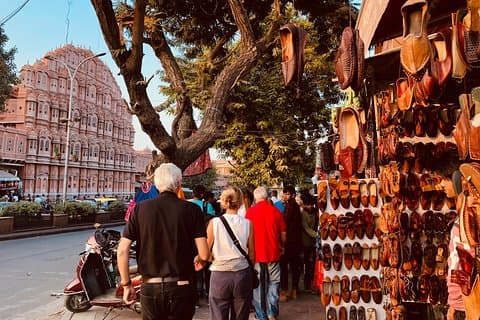 Excursão privada a pé e degustação em Jaipur