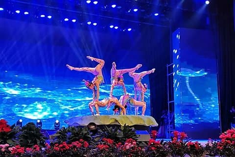 Beijing Traditionell Hot Pot-middag och VIP-sittande akrobatisk show