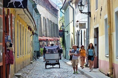 Private Shore Excursion: Wandeling door de oude binnenstad van Tallinn met retourtransfer