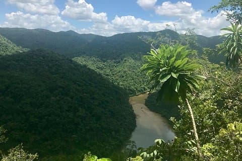 Excursión de aventura en la selva con pontón y cataratas