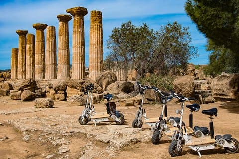 Electric scooter tour in the Valley of the Temples Agrigento