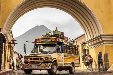 Antigua: Villages Tour on Chicken Bus