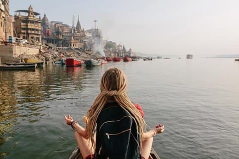 Golden Triangle Tour med Khajuraho och Varanasi (3-stjärnigt hotell)