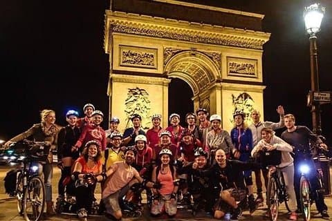 Paris By Night: 3-timers guidet sykkeltur