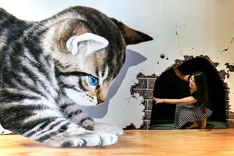 Kunst i himmelen: Hotell i nærheten av Chiang Mai 3D Art Museum