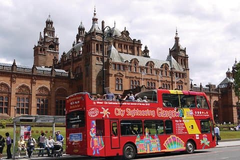 Stadssightseeing Glasgow Hop-on Hop-off busstur