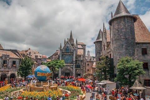 Guided Ba Na Hills Tour with Lunch and Fantasy Park