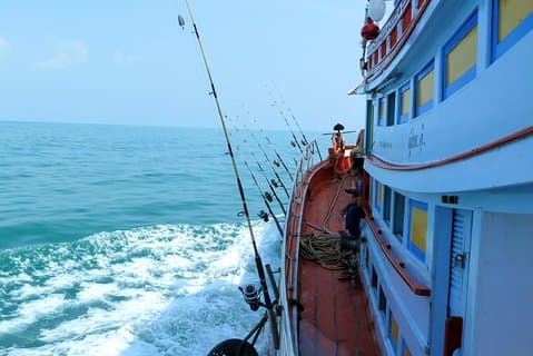 Mr. Tu Fishing Day Trip med Escort Boat fra Koh Samui
